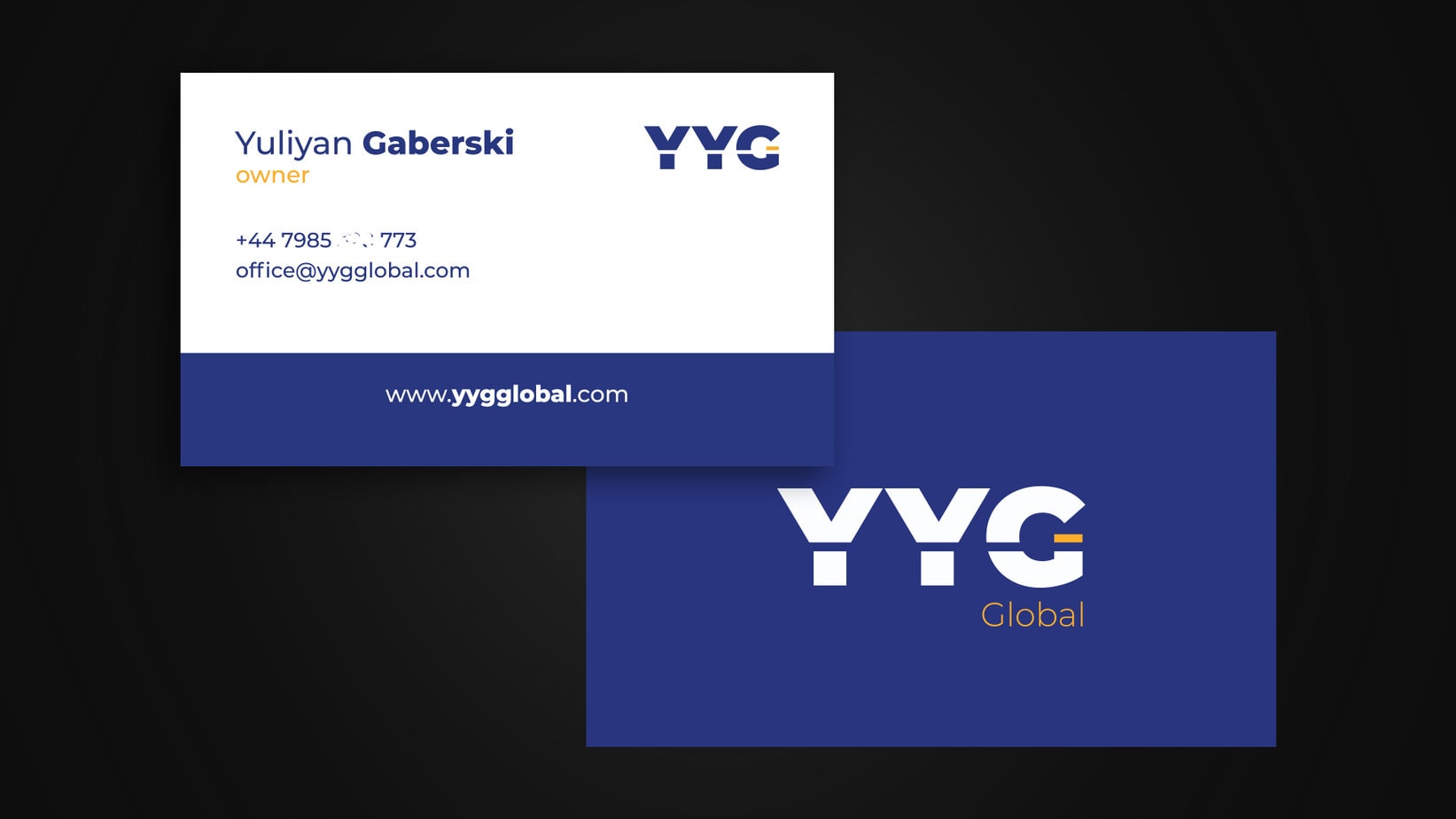 YYG Global business cards